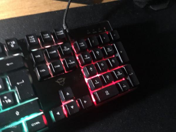 Trust gaming led keyboard+Fury warrior rgb mouse (foto #7)