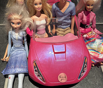 Barbie машина и куклы