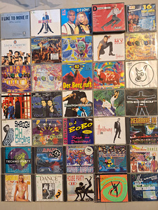 35 CD-d 90-ndate techno- ja popmuusikaga, sh. Roxette (1 foto / 1)