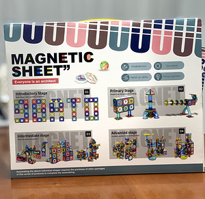 Magnetiline konstruktor “ Magnetic sheet” 98 pcs (2 foto / 3)