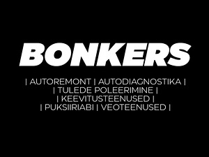 BONKERS АВТОРЕМОНТ, ЭВАКУАТОР JÕHVI - TÄKUMETSA (2 фото из 2)