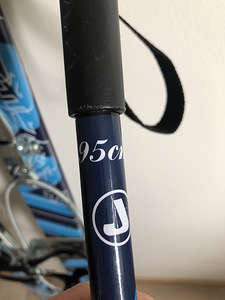 Laste suusad 130 ja kepid 95 cm (6 foto / 6)