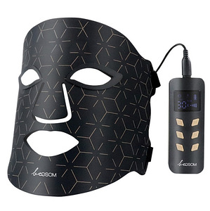 Светодиодная светотерапевтическая маска для лица Be OSOM Led Facial Mask Black (2 фото из 7)