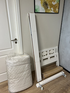 Lastevoodi Ikea Kritter + madrats Underlig + piirded (3 foto / 8)
