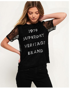 Must Superdry pitsist T-särk (2 foto / 3)