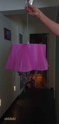 Новая розовая люстра с бабочками в комнату для девочек. (фото #1)