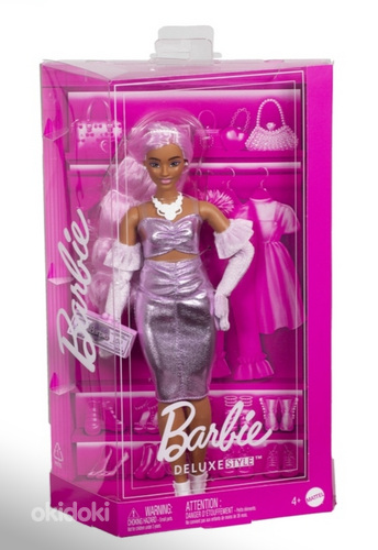 Nukk Mattel Barbie Deluxe Style, 29 cm, violetne