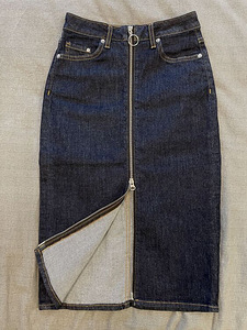 Совершенно новая джинсовая юбка миди из эластичного денима