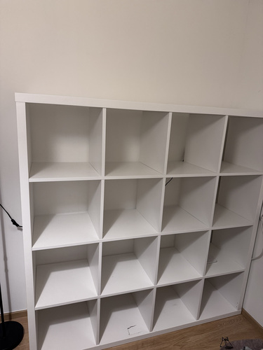 Ikea Kallax riiul + 8 kasti sellele