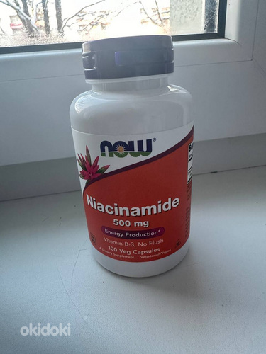 NOW Foods, Niacinamide, 500 mg / Никотиновая кислота / B3 (фото #1)
