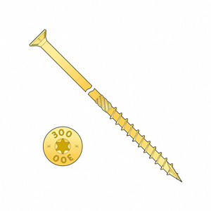 CS 3,5×30 puidukruvi 200tk/pakk TORX T10 (2 foto / 4)