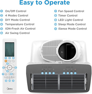 Konditsioneer Midea Real Cool 35, 3,5 kW, valge (2 foto / 10)