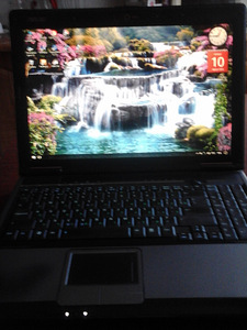 Sülearvuti Asus töötab Core2 duo T8300/120GB SSD/Radeon HD3400 (2 foto / 6)