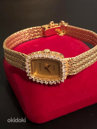 ЖЕНСКИЕ часы, Bucherer Quartz, оригинал 18k проба 750 золото