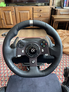 Игровое кресло Evolution Alcantara + Logitech g920 (7 фото из 9)