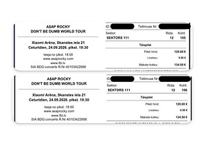 A$AP Rocky piletid 2tk (Asap Rocky) (1 foto / 2)