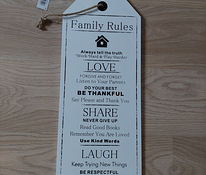 Новая панель Семейные правила