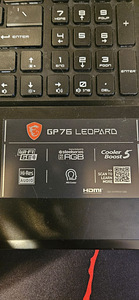 Продам ноутбук msi gp76 leopard (3 фото из 3)