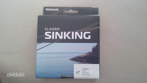 Lendõnge nöör Wiggler classic sinking black 26m WF7FS (foto #1)