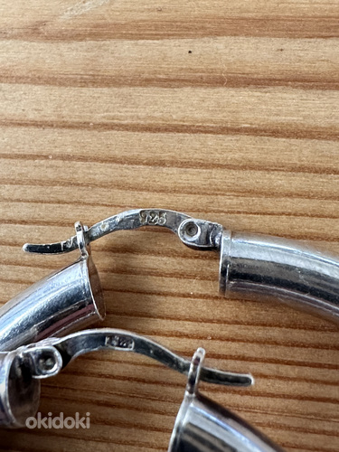 Шикарный комплект серьги кольца + объемное кольцо серебро (фото #7)