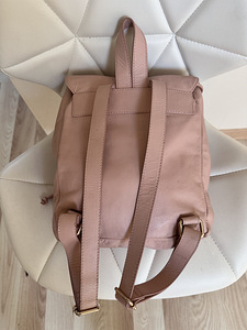 Massimo Dutti puuderroosa nahast seljakott (4 foto / 8)