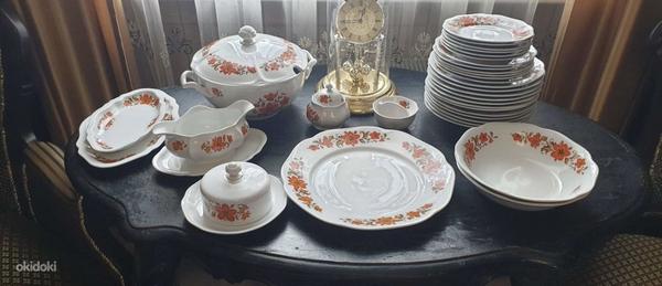 Набор столовой посуды bohemia Чехословакия (фото #1)