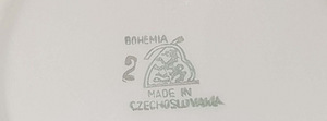Набор столовой посуды bohemia Чехословакия (2 фото из 4)