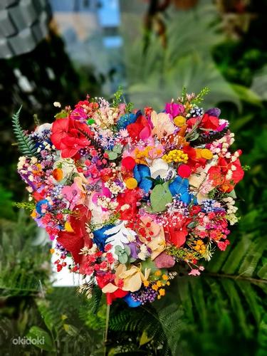 Lilledest süda kinkekarbis - imeilus kingitus! (foto #2)
