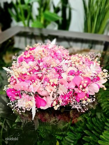 Lilledest süda kinkekarbis - imeilus kingitus! (foto #5)