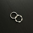 (Новые) ASOS 2 посеребренных кольца, размер M/L (фото #3)
