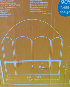 Bestway bassein 244 x 51 cm UUS (3 foto / 3)