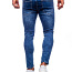 !СКИДКА! Синие джинсы Slim Fit с красным поясом, 35XL (фото #3)