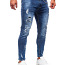 !СКИДКА! Синие модные джинсы с поясом, 29S (фото #2)