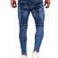 !СКИДКА! Синие модные джинсы с поясом, 29S (фото #4)