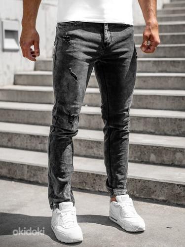 Мужские джинсы черного цвета (фото #1)