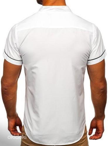 !СКИДКА! Белая рубашка с короткими рукавами (фото #3)