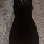 Черное вечернее платье M-L (фото #1)