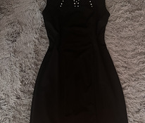 Черное вечернее платье M-L