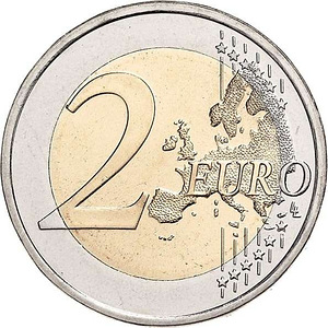 2 eurot Eesti 2022 – Eesti Kirjanduse Seltsi 150. aastapäev (2 foto / 2)