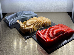 Unikaalsed 3D-prinditud autod kihilise disainiga (2 foto / 3)