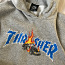 Thrasher grey hoodie (foto #3)