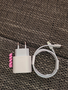 USB-C Lightning Cable 2m+ Adapter for iPhone/iPad, laadija