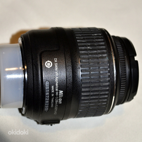 NIKON AF-S DX NIKKOR 18-55mm f/3.5-5.6G VR objektiiv (foto #3)