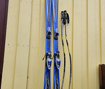 Горные лыжи rossignol 170 см + лыжные палки