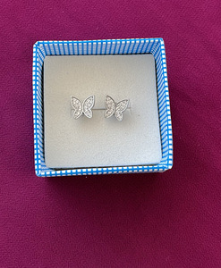 Butterfly earrings - Silver (1 foto / 1)