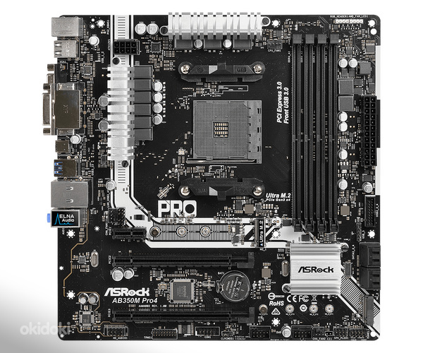 Emaplaat AB350M Pro4 AM4 DDR4