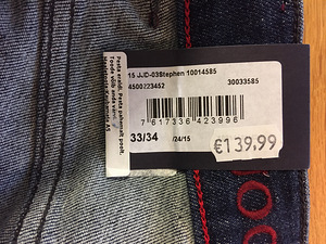 Meeste teksapüksid JOOP!, W33 L34, slim fit (UUED) (5 foto / 5)