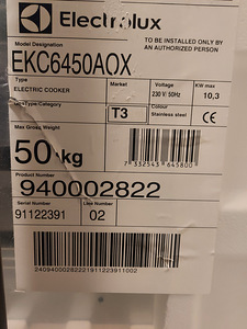 Electrolux EKC 6450 AOX Pliit (2 foto / 2)