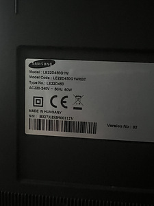 Samsung TV LE22D450G1W (3 foto / 4)