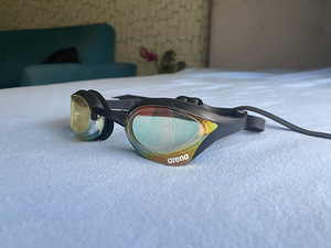 Arena Racing goggles COBRA Ultra Mirror Swipe - Gold/Black (4 foto / 5)